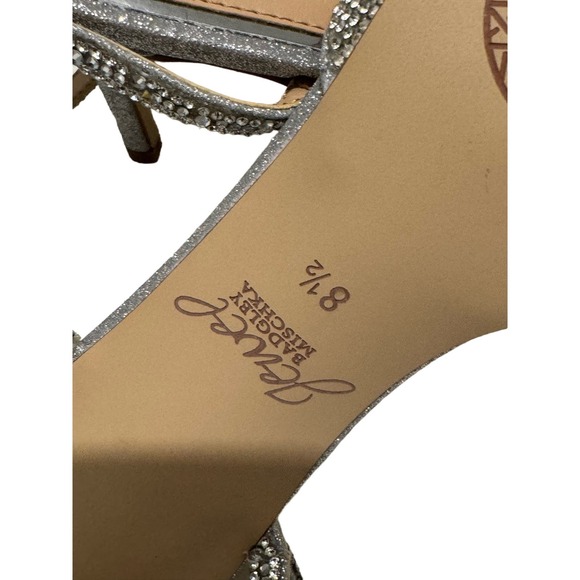 JEWEL BADGLEY MISCHKA NWOB $129 Georgina Ankle Strap Heels Size 8.5 - Picture 3 of 10